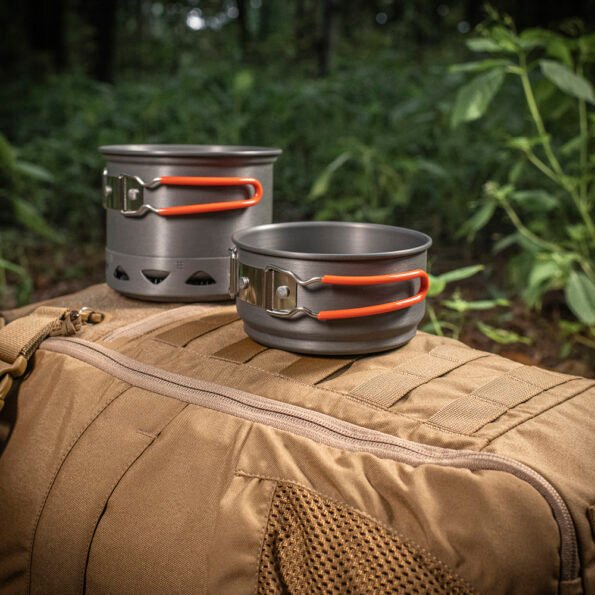 Camping Cookware Individual Camp Cook Set Camping Cooking Set Survival Bushcraft Outdoors Hiking