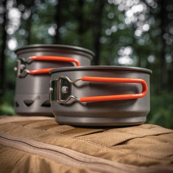 Camping Cookware Individual Camp Cook Set Camping Cooking Set Survival Bushcraft Outdoors Hiking