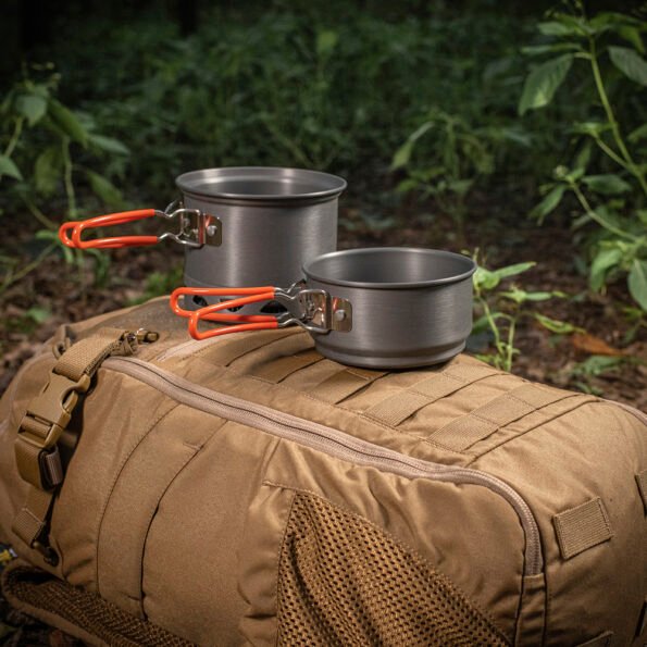 Camping Cookware Individual Camp Cook Set Camping Cooking Set Survival Bushcraft Outdoors Hiking