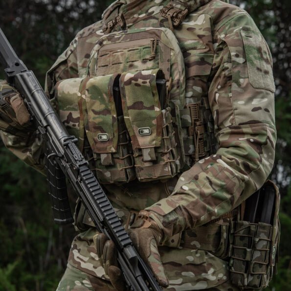 Double AR M4 RPK AK Mag Pouch with Cover Gen.III