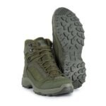 Tactical demi-season boots ranger green front view