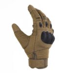 Hard knuckle gloves tactical gloves outdoor hunting airsoft battle tactical shooting gloves tan1