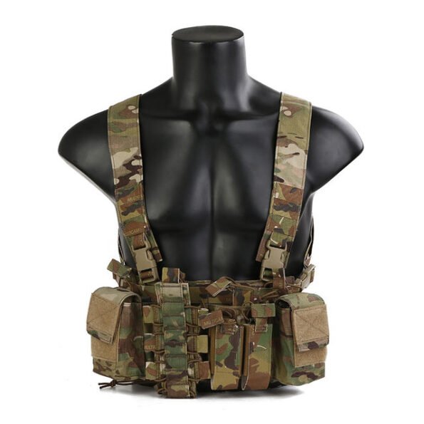 Molle Chest rig tactical chest rig emersongear military airsoft hunting outdoors walkie pouch