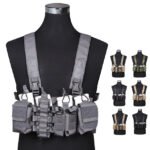 Molle Chest rig tactical chest rig emersongear military airsoft hunting outdoors walkie pouch MC 2