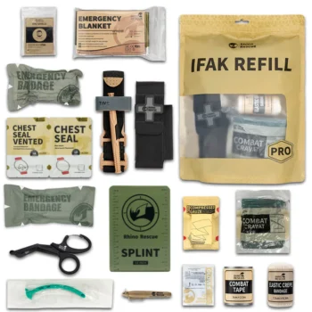 Trauma Kit Refill IFAK C With Metal Tourniquet