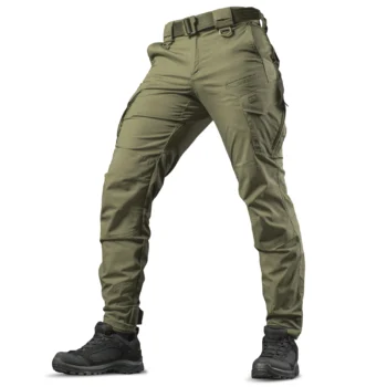 Everyday tactical pants M-TAC Aggressor Gen II Flex in dark olive with reinforced pockets
