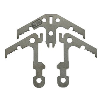 Collapsible grappling hook disassembled components