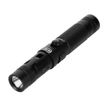 Adjustable angle tactical flashlight A180 front view