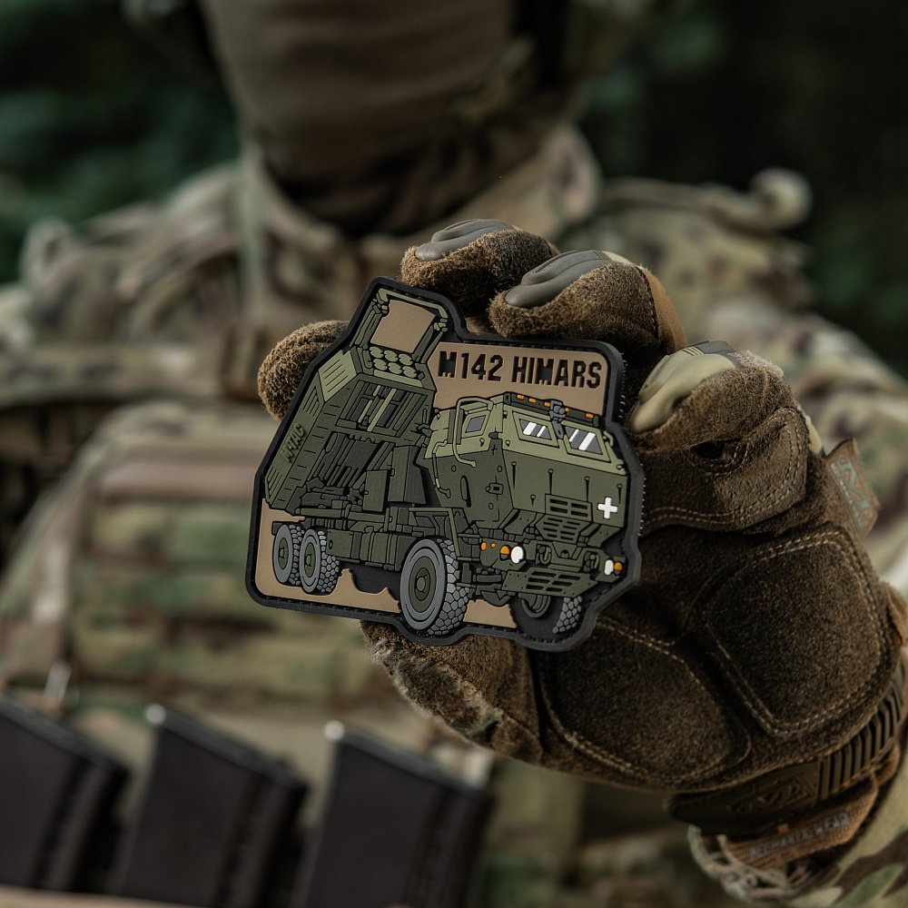 himars-patch-in-hand HIMARS PVC patch held in hand outdoor lighting