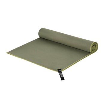 Microfiber towel for outdoors in army green, quick-dry lightweight towel for sport and travel