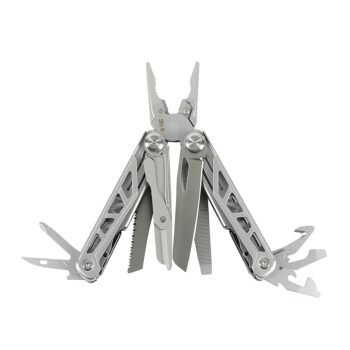 Stainless steel tactical multi tool open general view