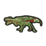SPG-9 T-Rex PVC patch 3D molded general view
