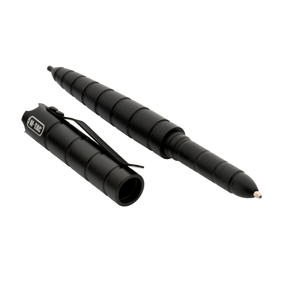 tactical-pen-tp-17-cap-off Tactical Pen TP-17 aluminum pen with cap removed