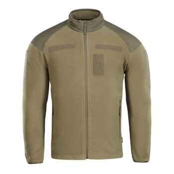 Thermal tactical fleece jacket front view